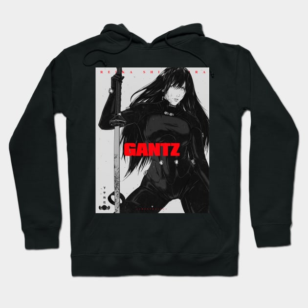 Reika Gantz Anime Hoodie TeePublic